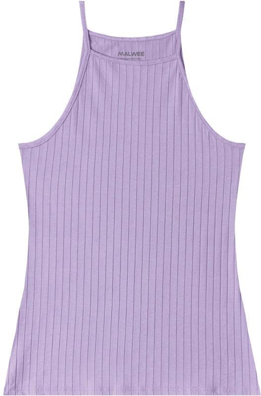 Blusa Cavada Canelada Lilás