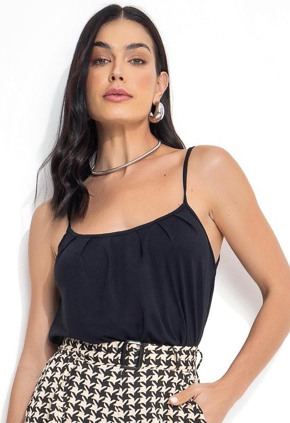 Imagem principal Blusa de Alça Preta Quintess Quintess