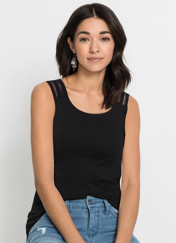 Imagem principal Blusa Preta em Malha bonprix bonprix