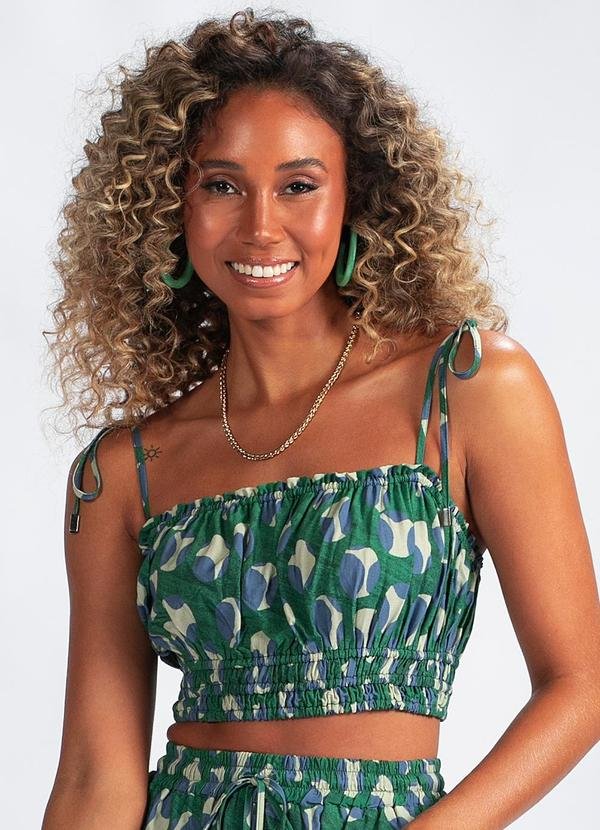 Imagem principal Top Poá em Viscose Verde Animale Jeans Animale Jeans