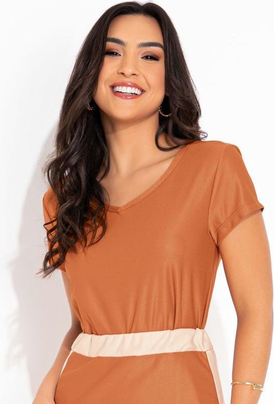 Imagem principal Blusa Caramelo com Manga Curta Rosalie Rosalie