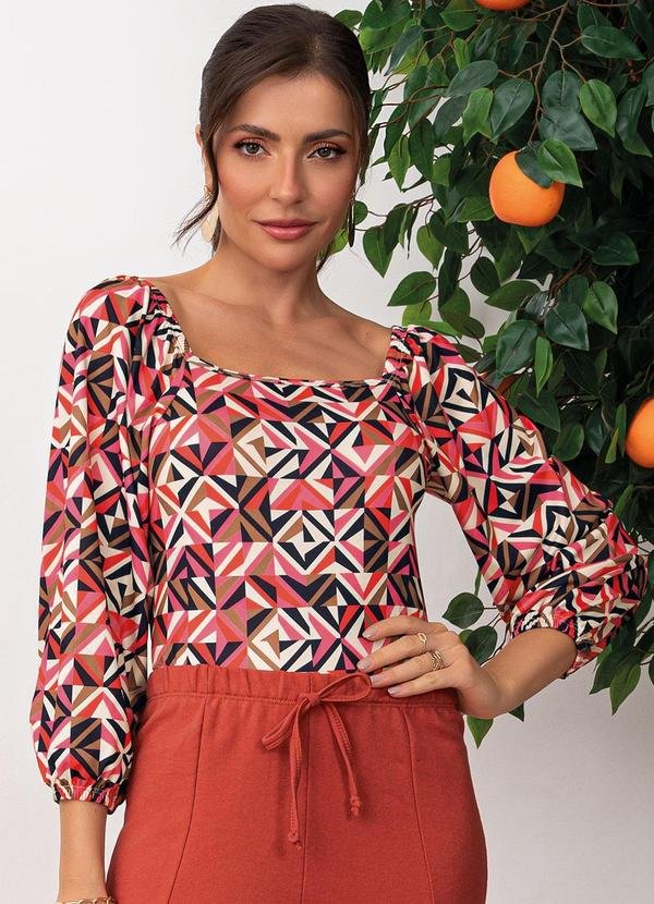 Imagem principal Blusa Geométrico Colorido em Malha Moda Pop Moda Pop