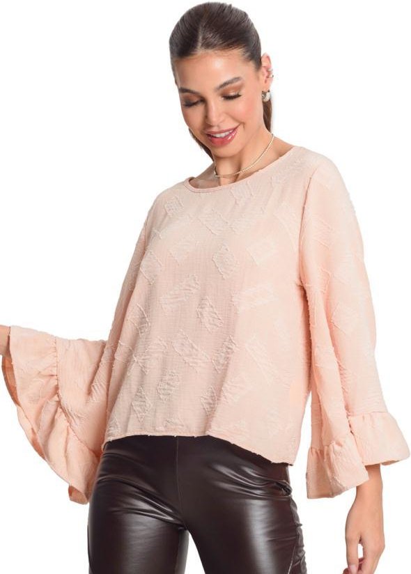 Imagem principal Blusa Manga Longa Feminina Rosa Rovitex Rovitex