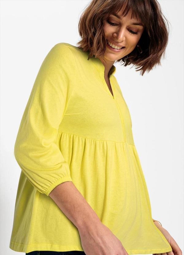 Imagem principal Blusa Verde Lima em Malha de Algodão bonprix bonprix