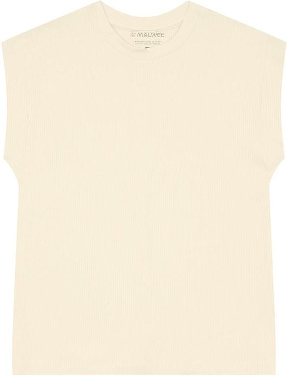 Blusa Ampla Canelada Off White