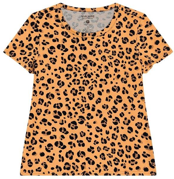 Blusa Animal Print Ocre