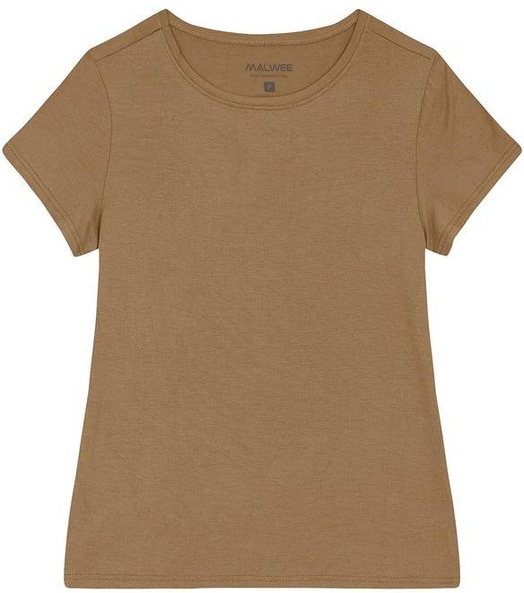 Blusa Básica em Viscolinho Bege