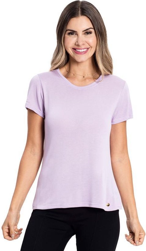 Imagem principal Blusa Básica Visco Tricô Feminina Roxo Rovitex Rovitex