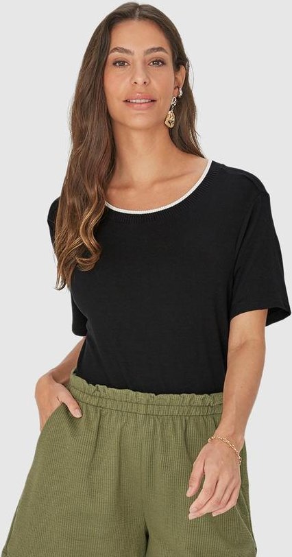 Imagem principal Blusa Box em Moletinho Preto Malwee Malwee