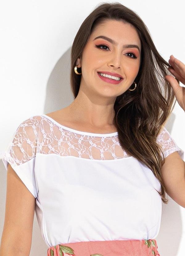 Imagem principal Blusa Branco em Malha Rosalie Rosalie