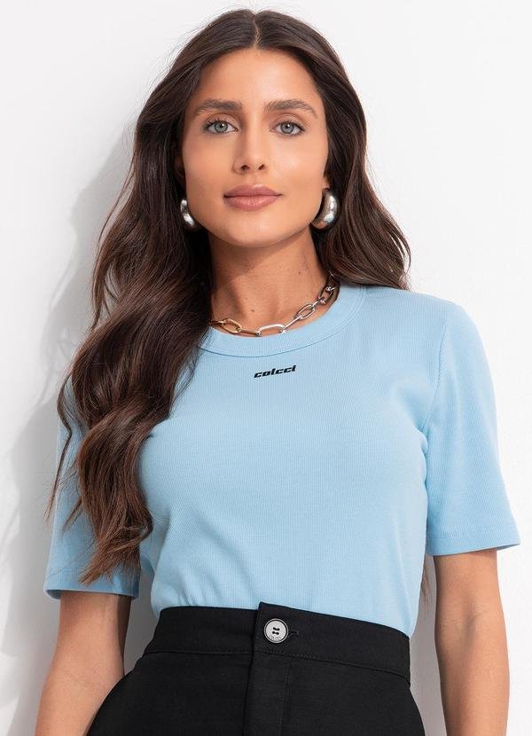 Imagem principal Blusa Canelada Azul Colcci Colcci