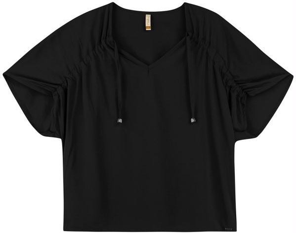Blusa Casual Boho Chic Preto