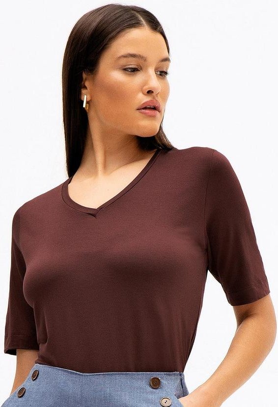 Imagem principal Blusa de Malha Cotton Diandra Marrom