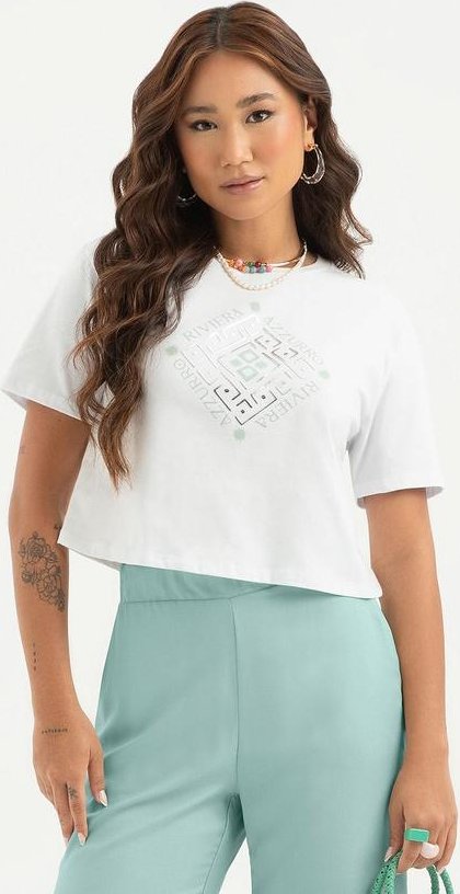 Imagem principal Blusa em Algodão Branco Cativa Cativa