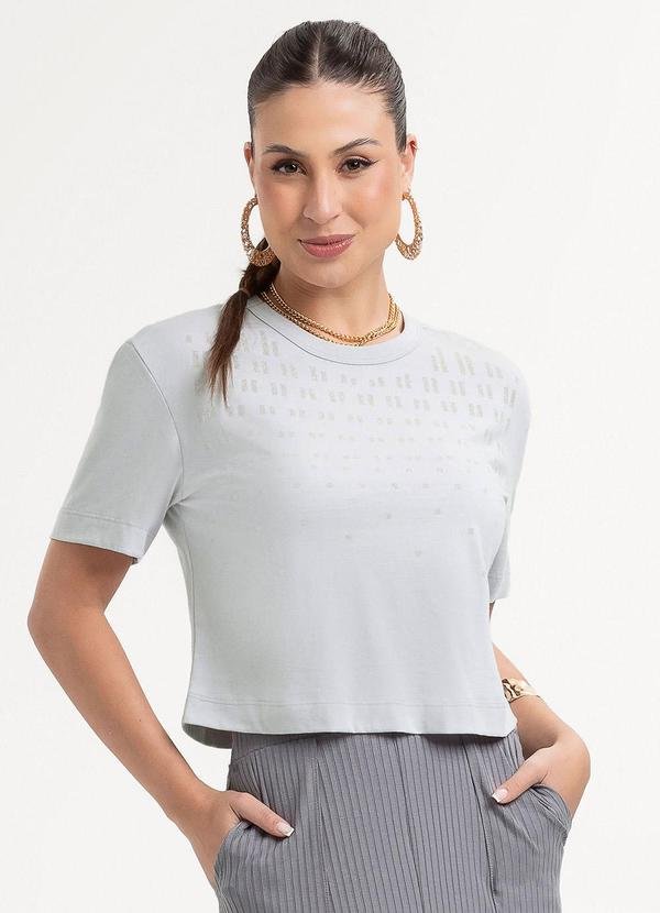 Imagem principal Blusa em Algodão Cinza Habana Habana