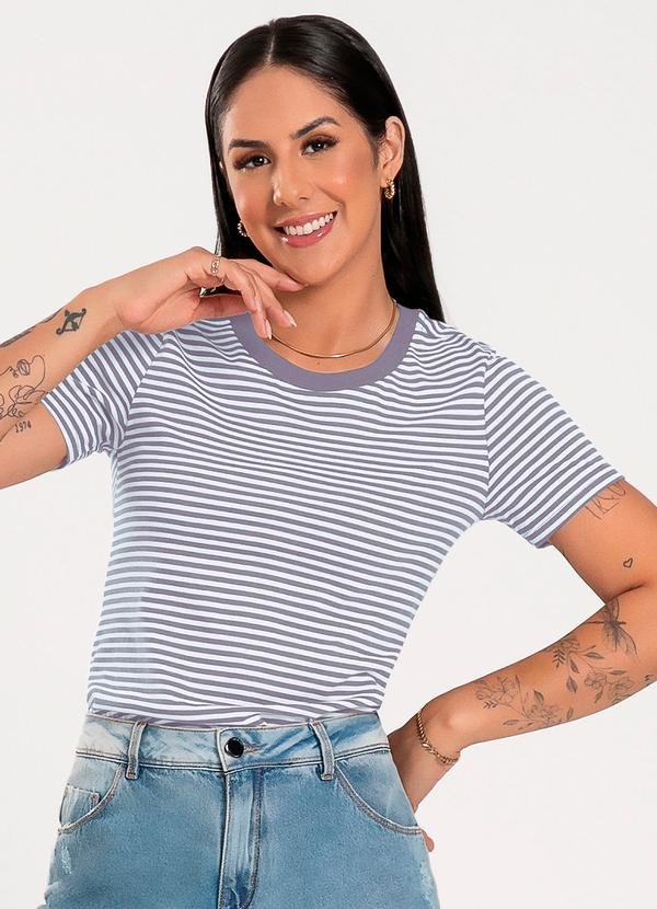 Blusa em Algodão Roxo