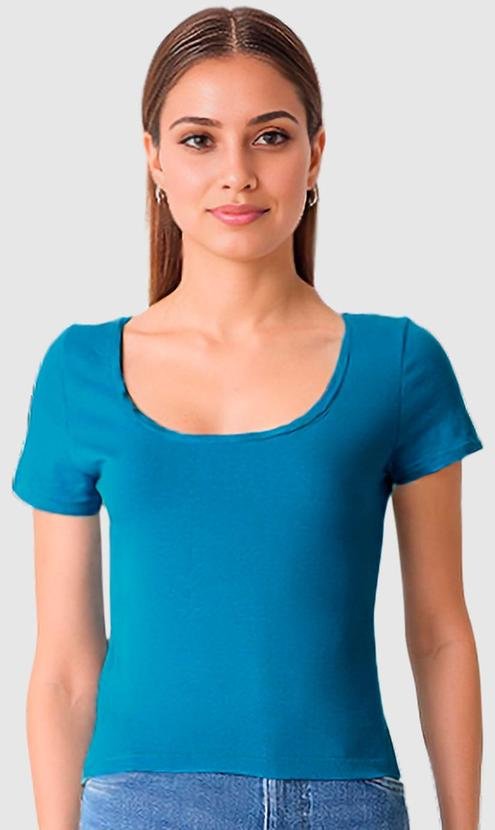 Imagem principal Blusa em Cotton Light Azul Claro Malwee Malwee