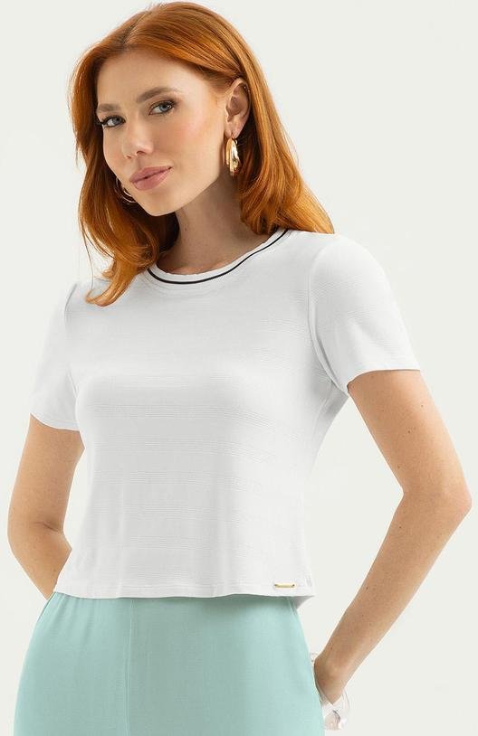 Imagem principal Blusa em Viscose Branco Cativa Cativa