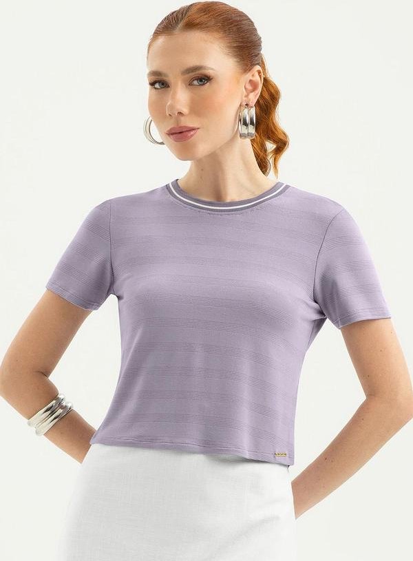 Imagem principal Blusa em Viscose Lilás Cativa Cativa