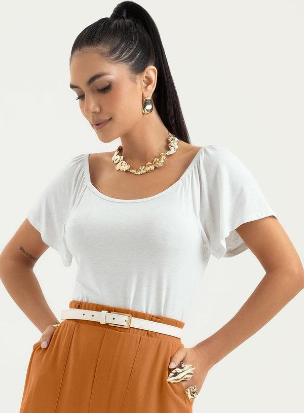 Imagem principal Blusa em Viscose Off White Cativa Cativa