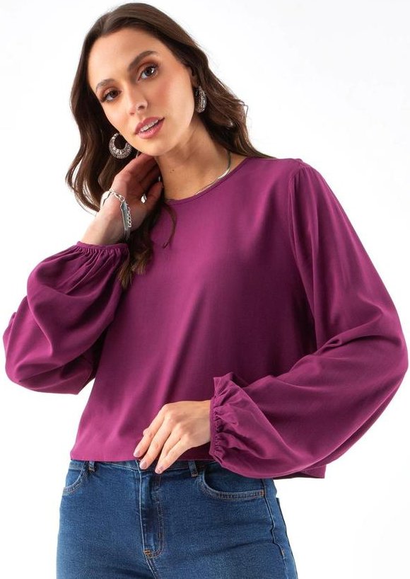 Imagem principal Blusa em Viscose Roxo Colcci Colcci