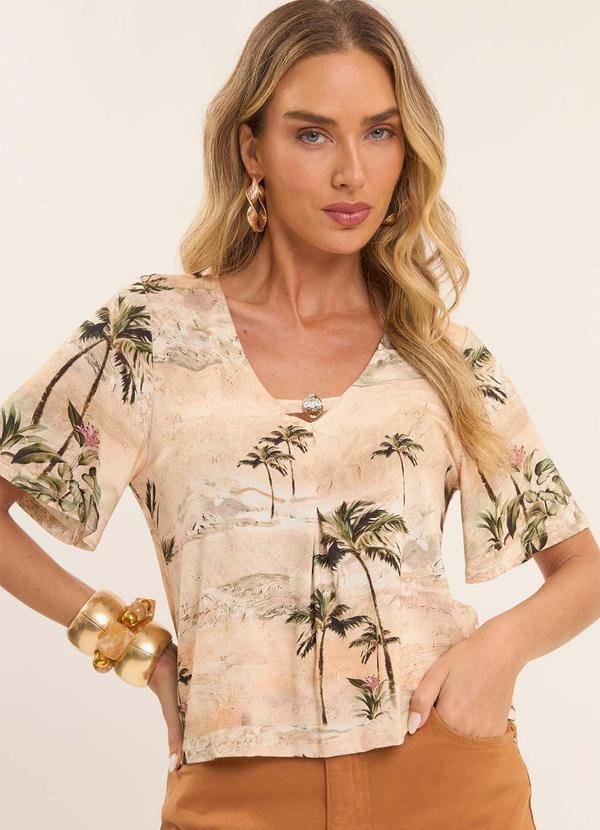 Blusa Estampada Boho Estampado