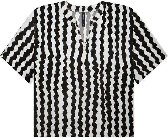 Imagem principal Blusa Estampada em Viscose Preto Lunender Lunender