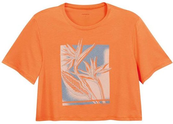 Imagem principal Blusa Estampada Tropical Laranja Marialícia Marialícia