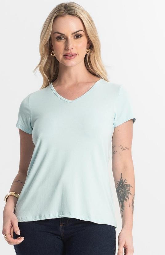 Imagem principal Blusa Feminina Básica Azul Select Select