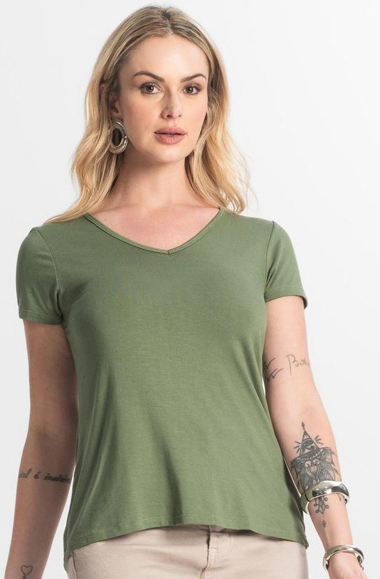 Imagem principal Blusa Feminina Básica Verde Select Select