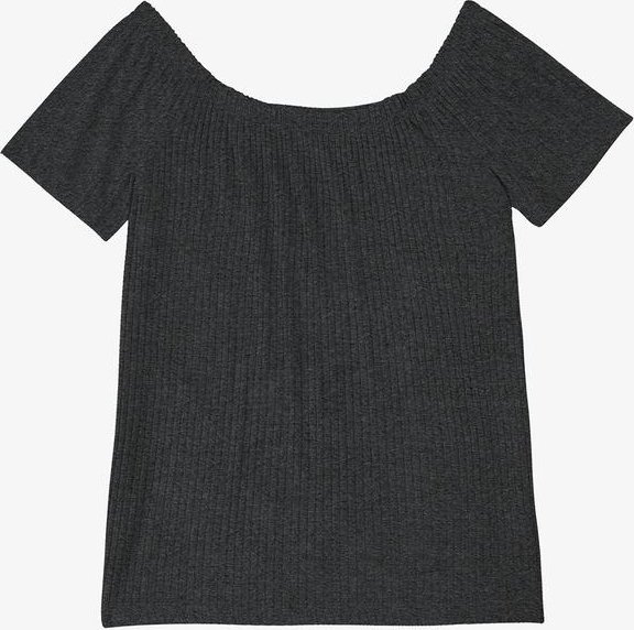 Blusa Feminina Canelada Cinza