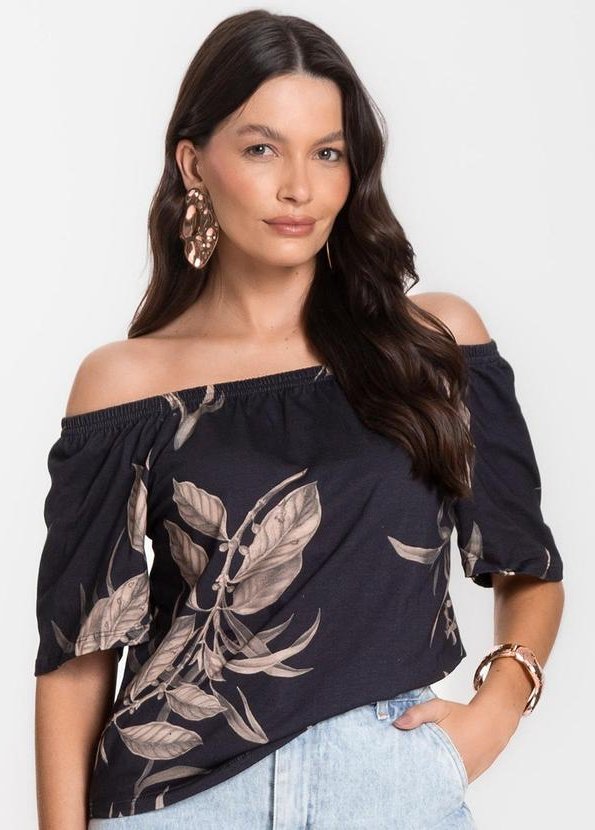 Imagem principal Blusa Feminina Ciganinha Bege INFINITA COR INFINITA COR