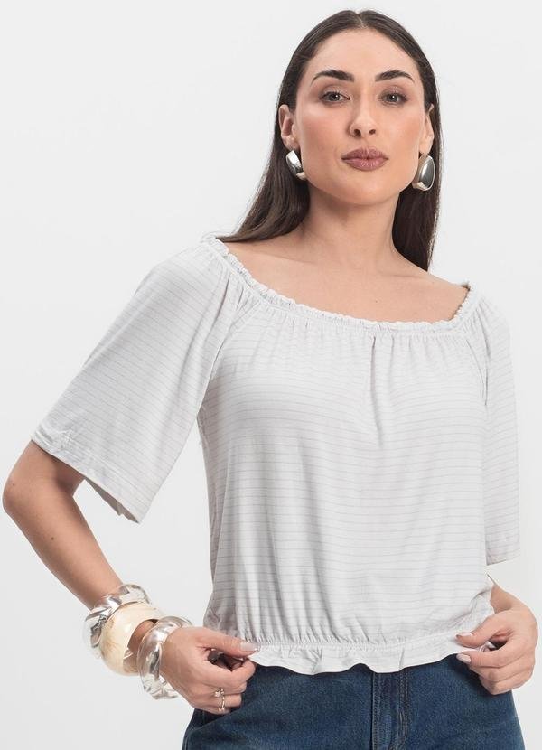 Imagem principal Blusa Feminina Ciganinha Branco INFINITA COR INFINITA COR