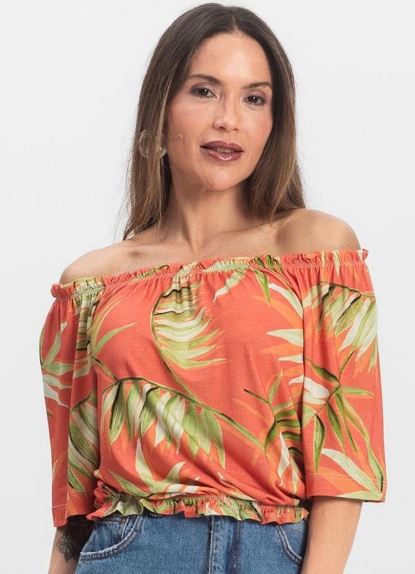 Imagem principal Blusa Feminina Ciganinha Laranja INFINITA COR INFINITA COR