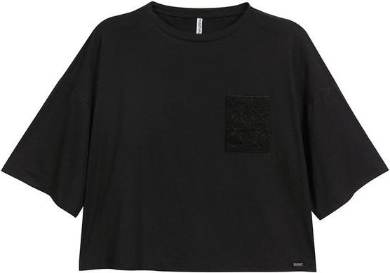 Imagem principal Blusa Feminina com Bordado Preto Marialícia Marialícia