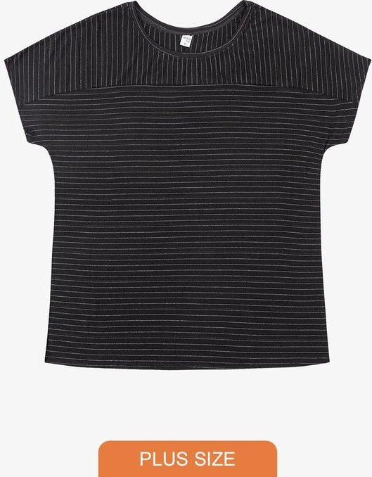 Blusa Feminina de Viscose Plus Size Preto