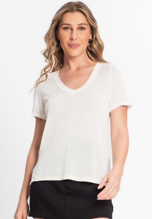 Imagem principal Blusa Feminina Decote V Bege Endless Endless