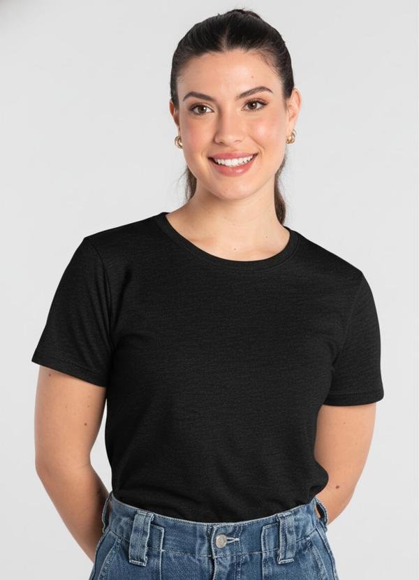 Blusa Feminina em Algodão Just Basic Preto