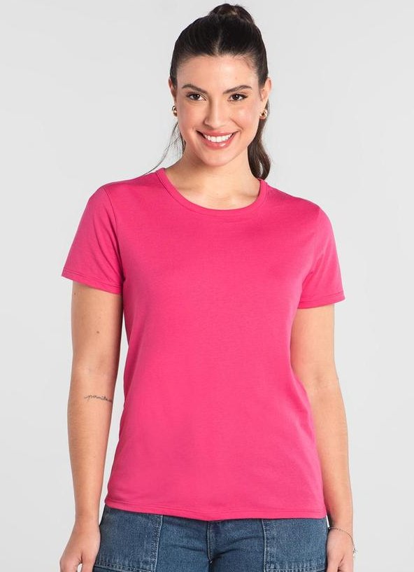 Imagem principal Blusa Feminina em Algodão Just Basic Rosa JUST BASIC