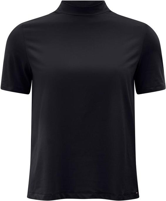 Blusa Feminina em Malha e Gola Alta Preto