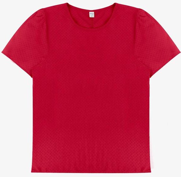 Blusa Feminina em Viscose Infinita Cor Vermelho