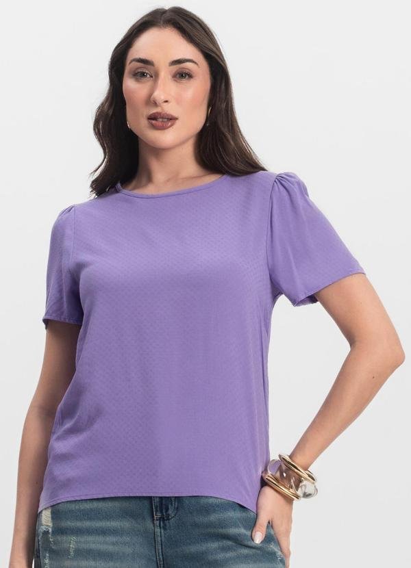 Imagem principal Blusa Feminina em Viscose Roxo INFINITA COR INFINITA COR