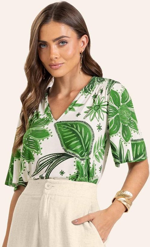 Imagem principal Blusa Feminina em Viscotorcion Verde Endless Endless