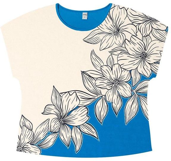 Imagem principal Blusa Feminina Manga Curta Azul Rovitex Rovitex