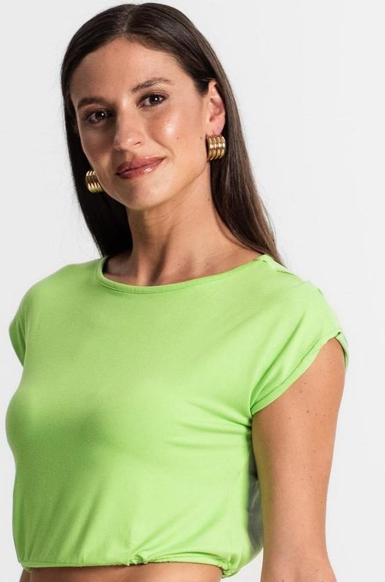 Imagem principal Blusa Feminina Manga Curta Verde Rovitex Rovitex