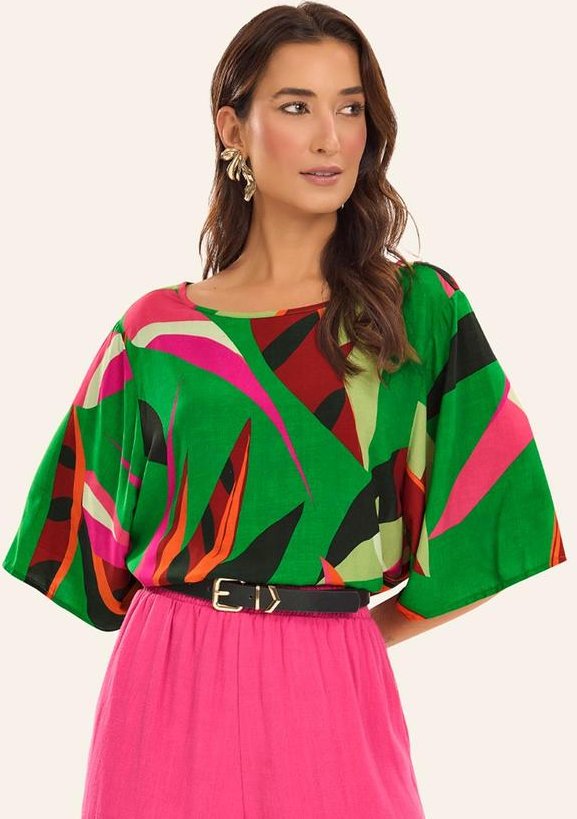Imagem principal Blusa Feminina Viscose Khyara Verde Rovitex Rovitex