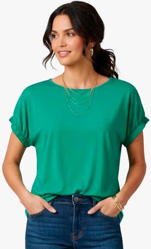 Imagem principal Blusa Feminina Viscose Verde Essendi Essendi
