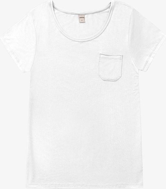 Blusa Feminina Viscotorcion com Bolso Branco