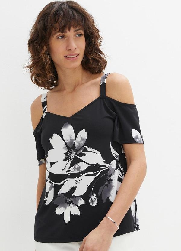 Imagem principal Blusa Floral Dark em Malha Fria bonprix bonprix