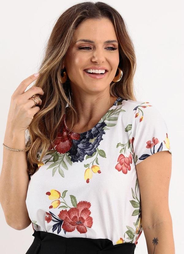 Imagem principal Blusa Floral Étnico Alongada Quintess Quintess